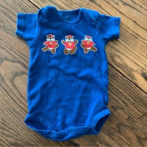 Buc-ee's Blue Beaver Onesie Bodysuit 0-3m VGUC Bucees